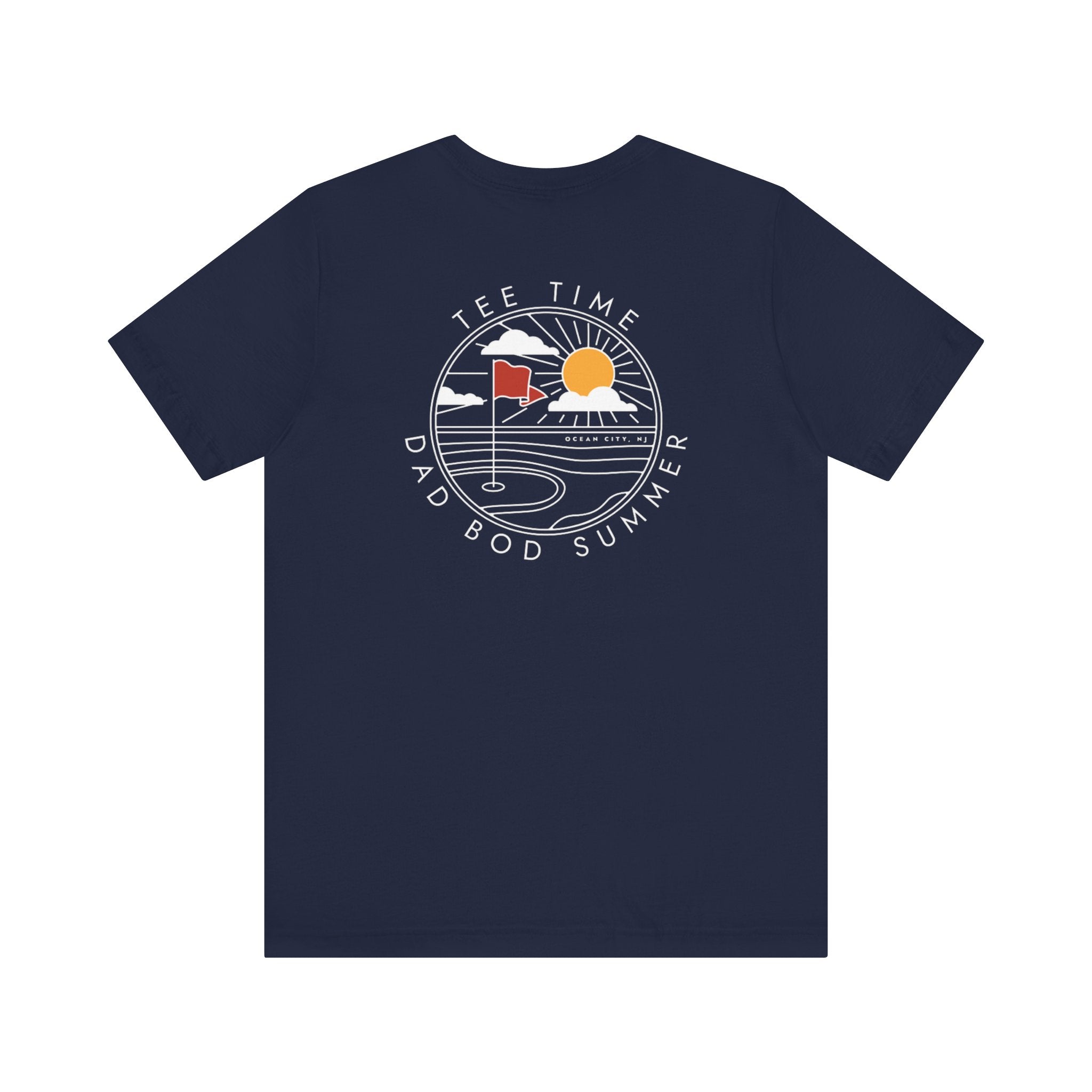 "Ocean City, New Jersey Tee Time" - Golf T Shirts