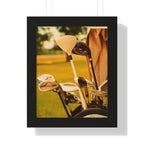 "Golf Clubs With A Retro Vibe" - Golf Wall Art