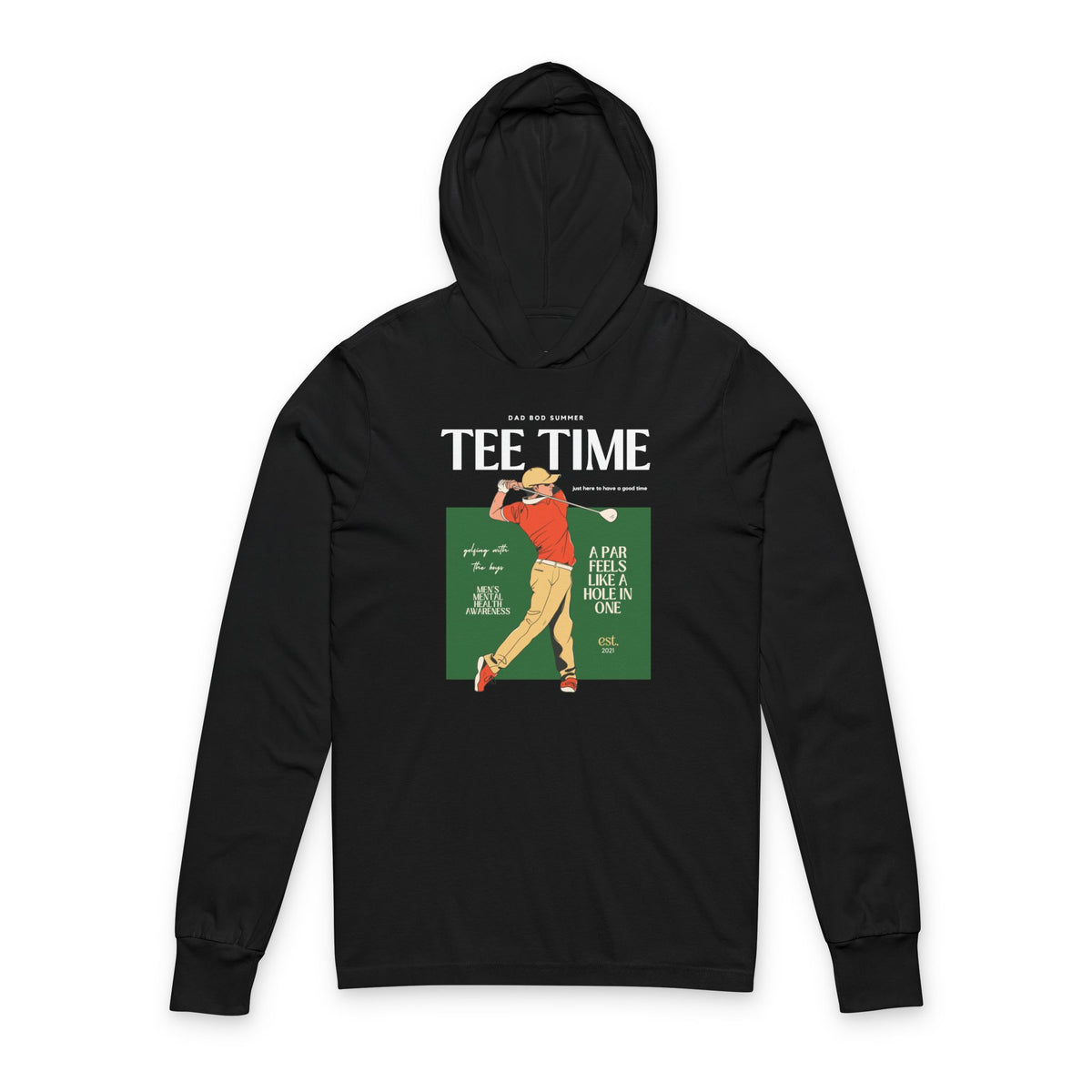 1990's Golf Tee Time | Long Sleeve Golf Shirt