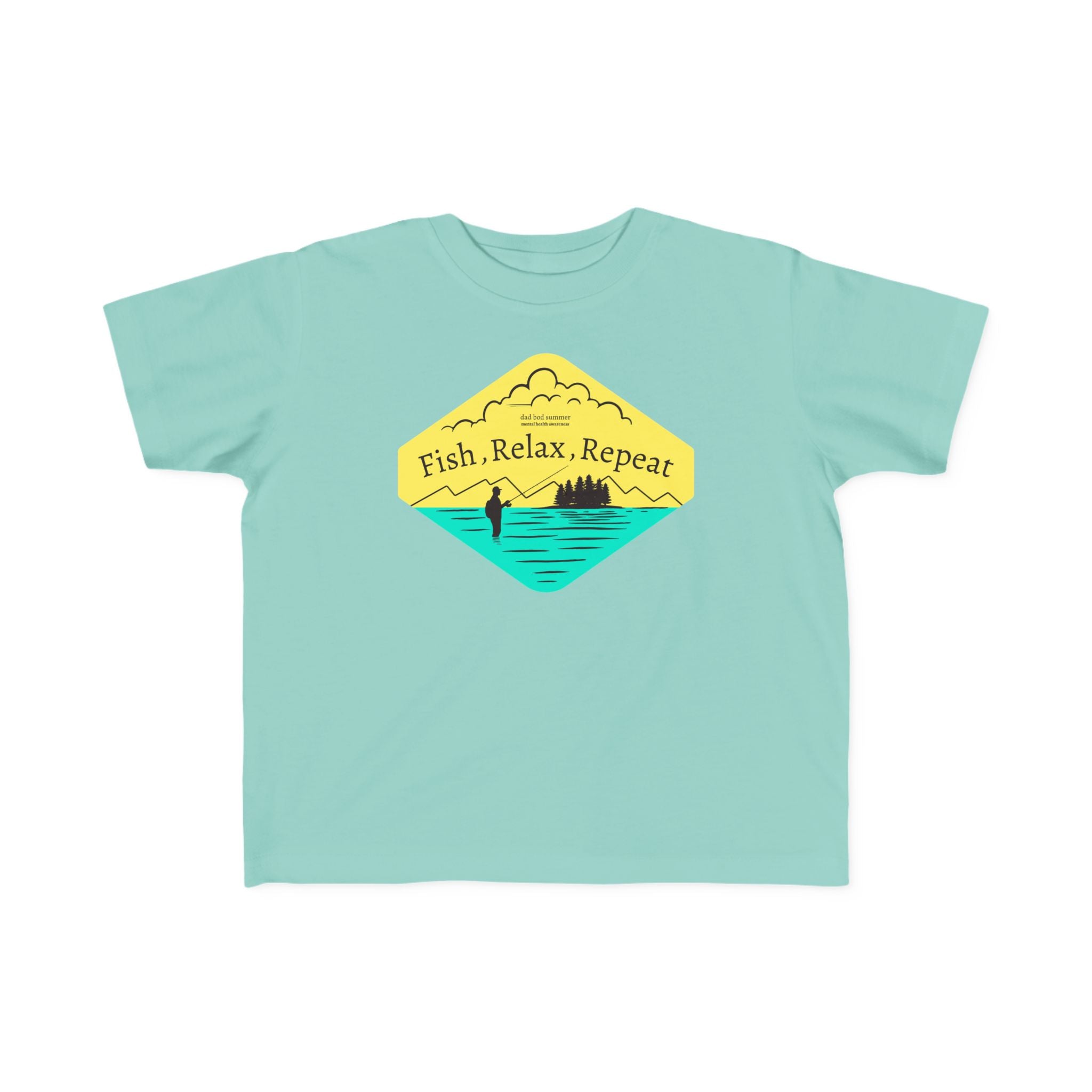 Fish Relax Repeat | Toddler Fishing Shirt