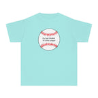 "My Dad Peaked in Little League" - Kids Baseball Shirts