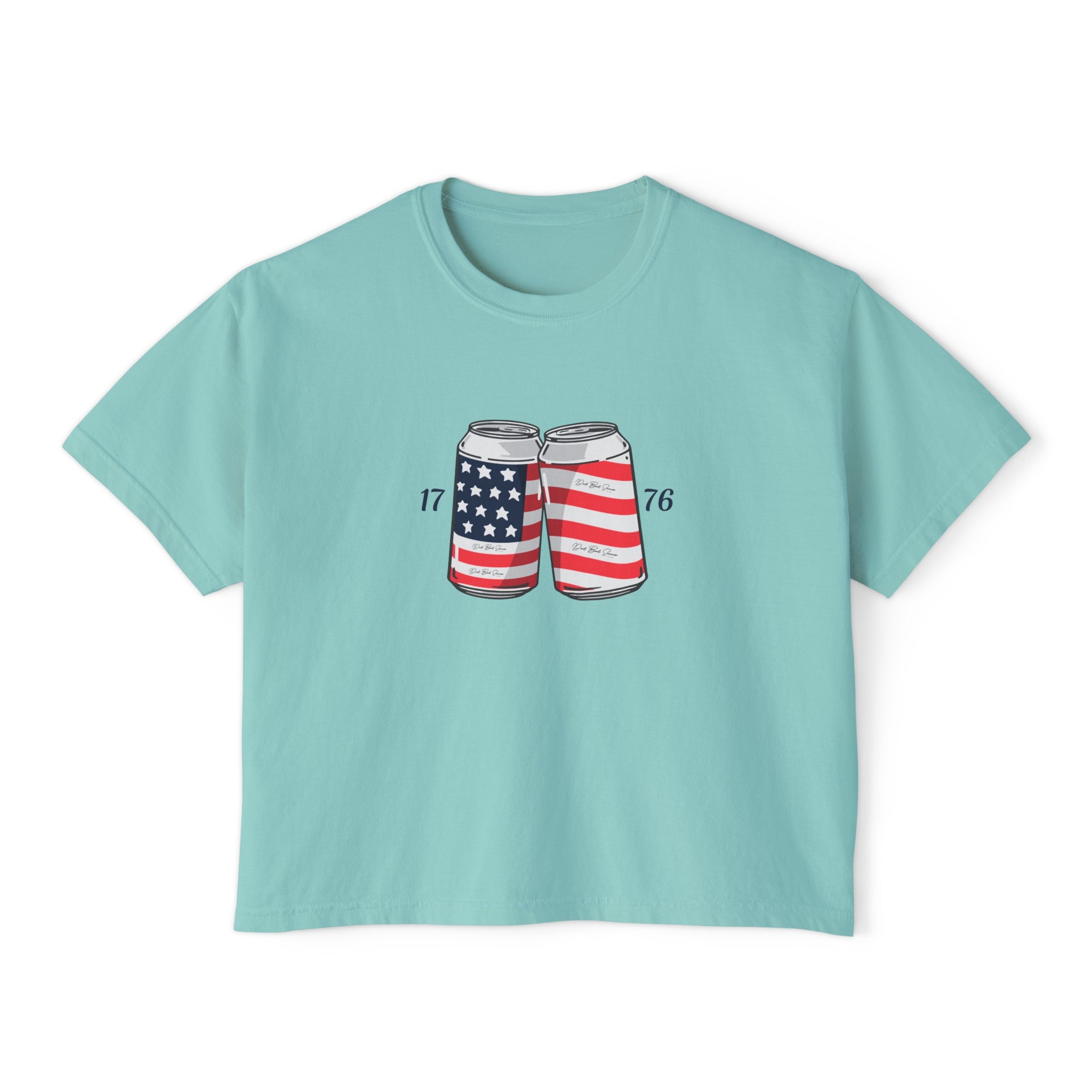 1776 Shirt | Americana Women's Shirts | Women's Crop Tee