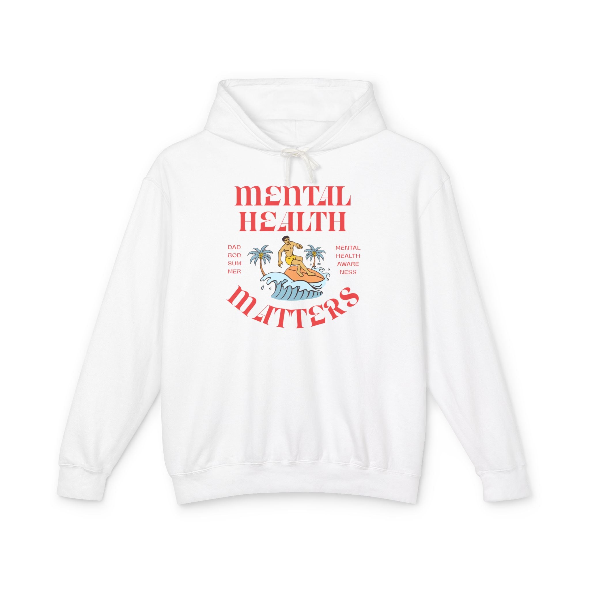 Mental Health Matters Sweatshirt, Surfing Theme | Mental Health Sweatshirt
