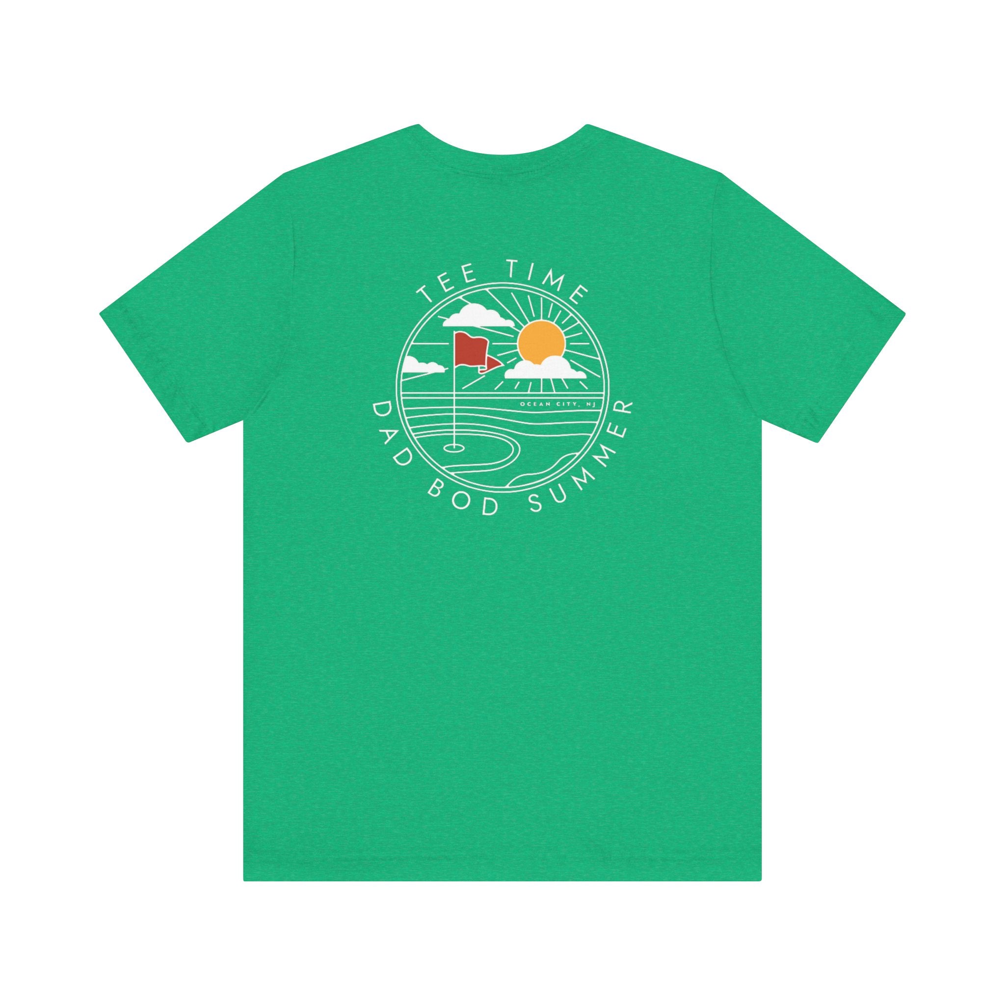 "Ocean City, New Jersey Tee Time" - Golf T Shirts