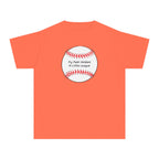 "My Mom Peaked in Little League" - Kids Baseball Shirts