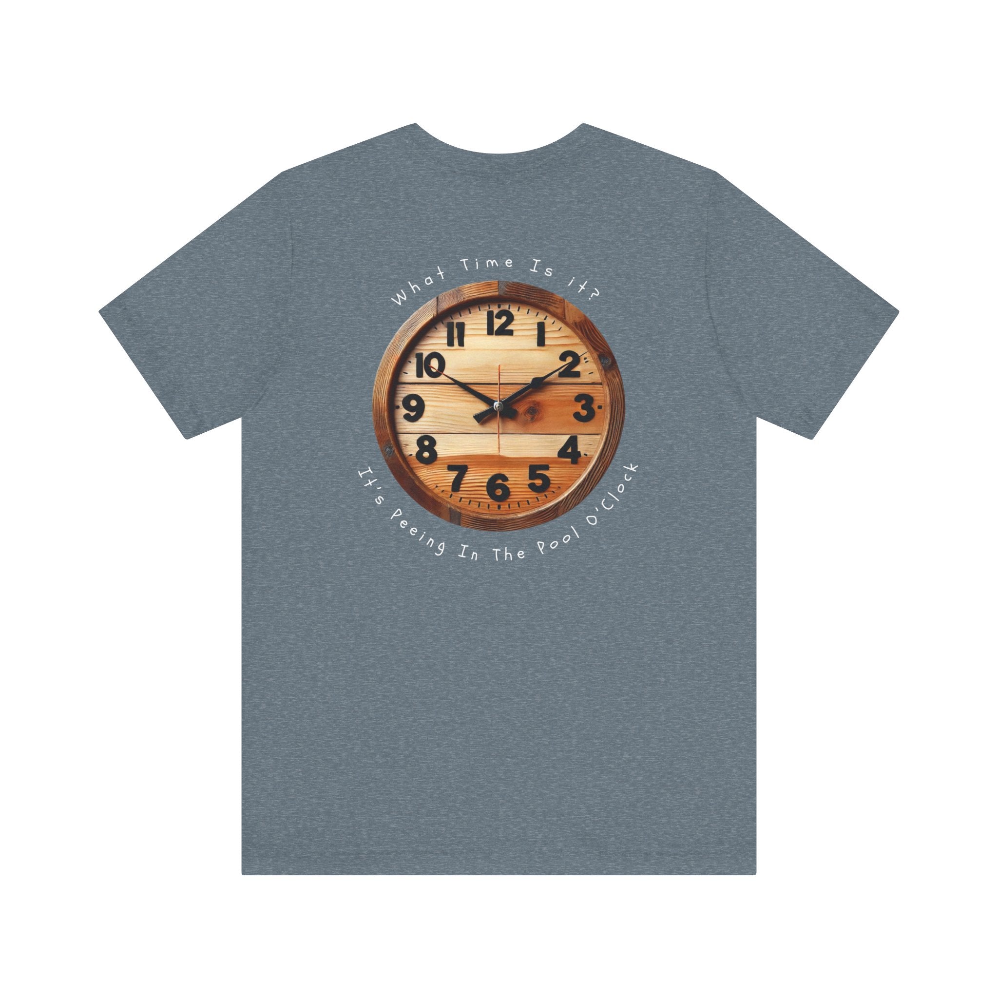 "It's Peeing In The Pool O'Clock" - Funny Pool Shirts