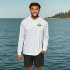 "Fish, Relax, Repeat" Fishing Performance Hoodie