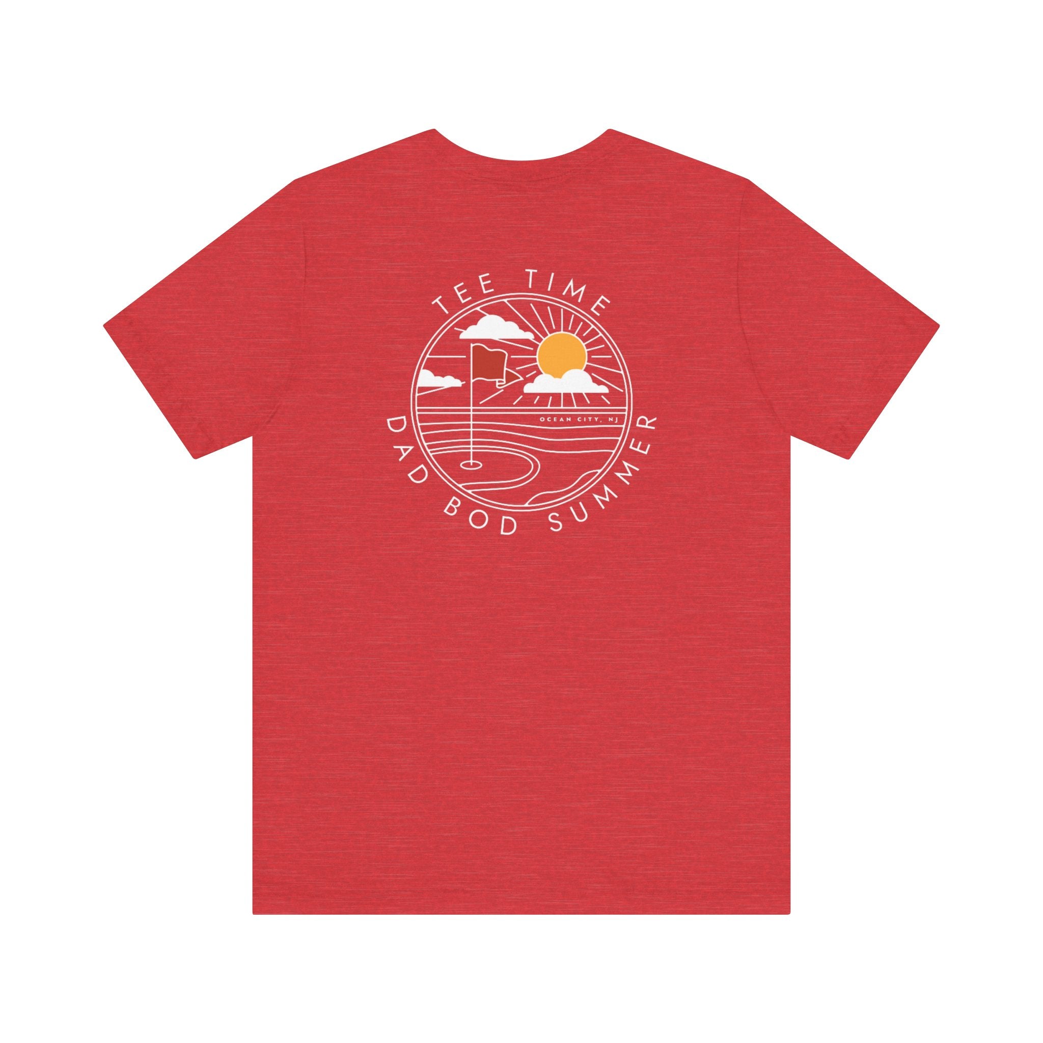 "Ocean City, New Jersey Tee Time" - Golf T Shirts