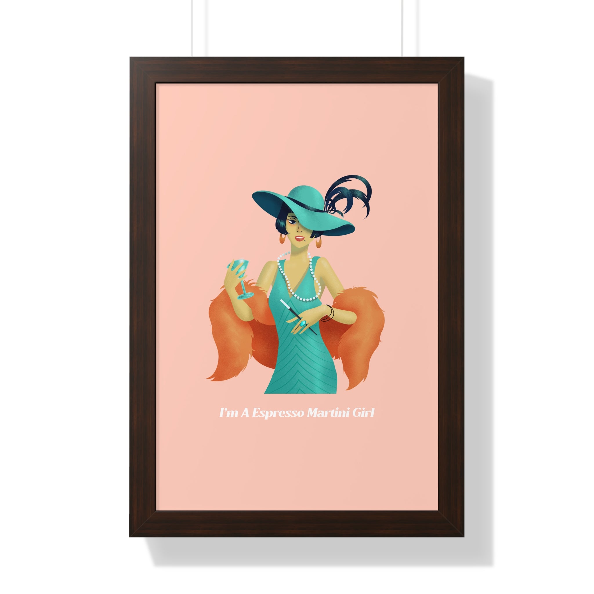 "I'm An Espresso Martini Girl" Espresso Martini Wall Art - Espresso Martini Art - Espresso Martini Clip Art