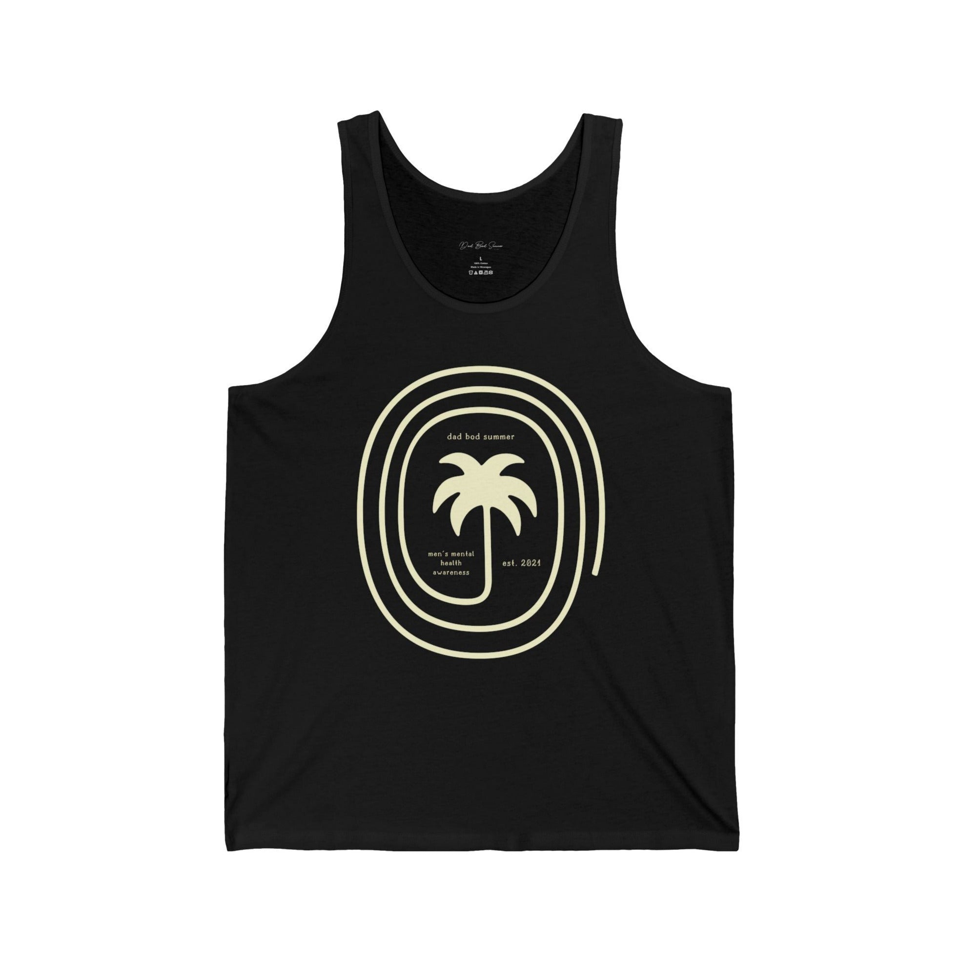 "Palm Trees Tank Top" - Men's Tank Top