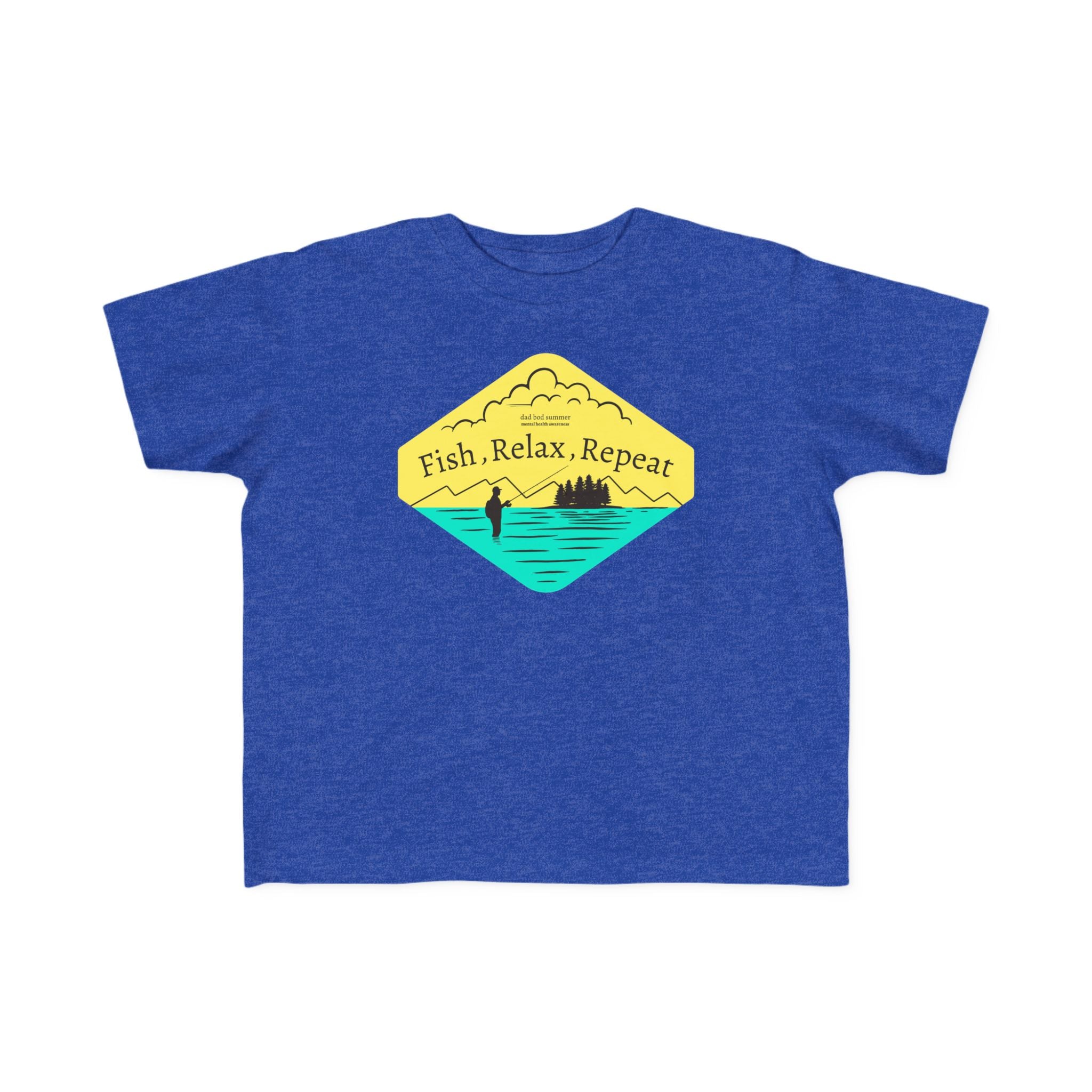 Fish Relax Repeat | Toddler Fishing Shirt