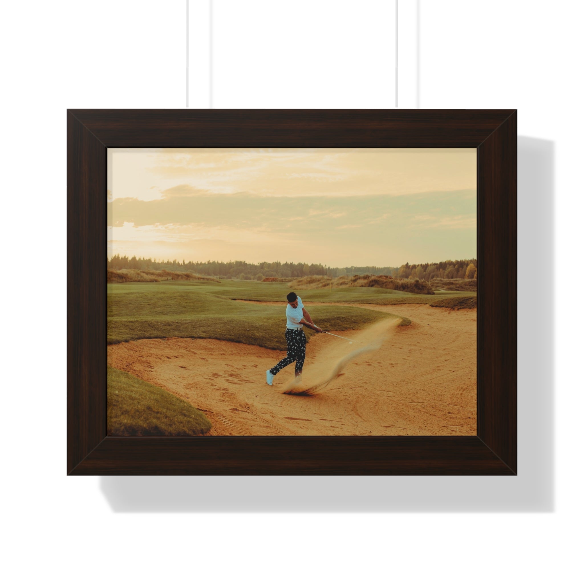 "A Beautiful Bunker Shot" - Golf Wall Art