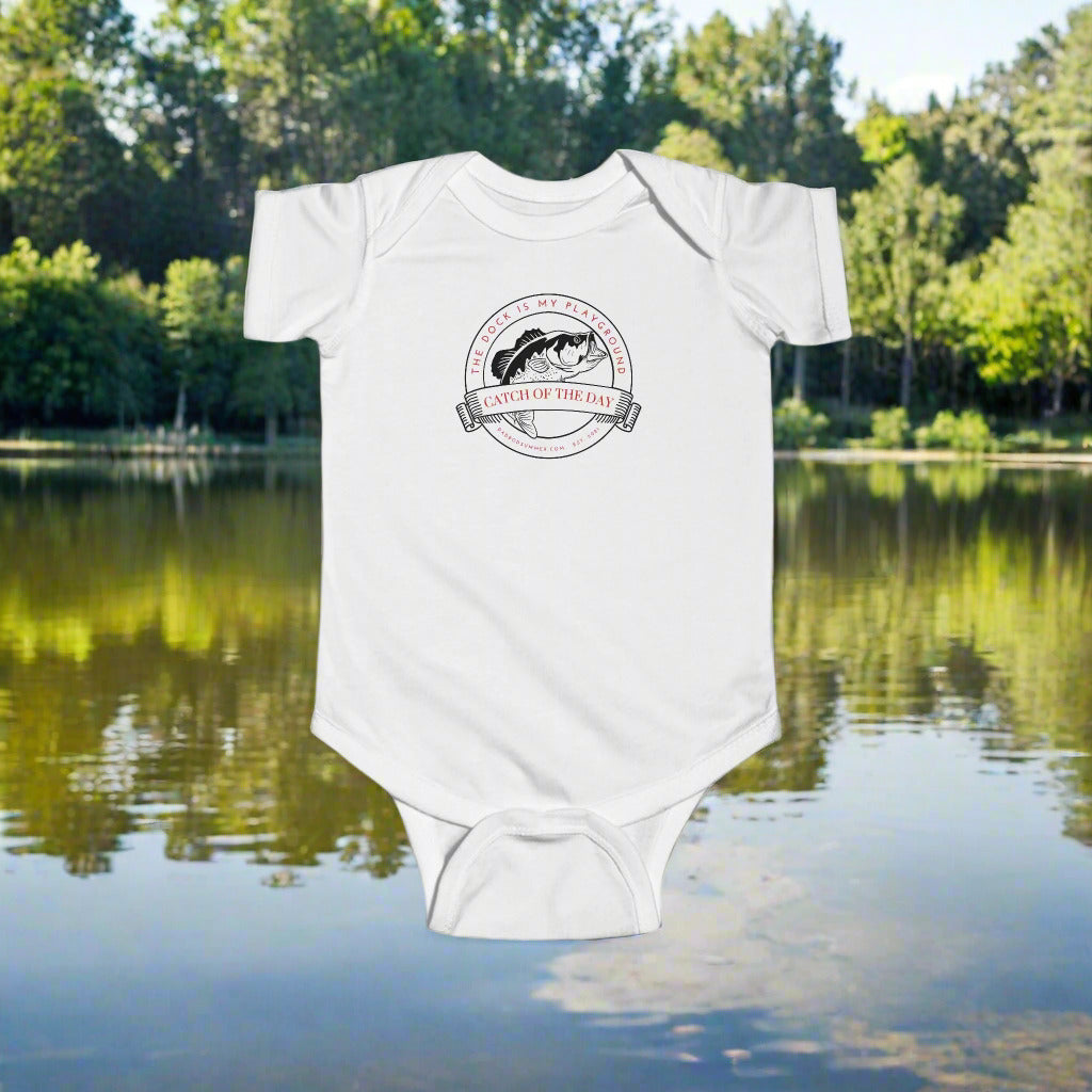 The Dock Is My Playground | Fishing Onesie