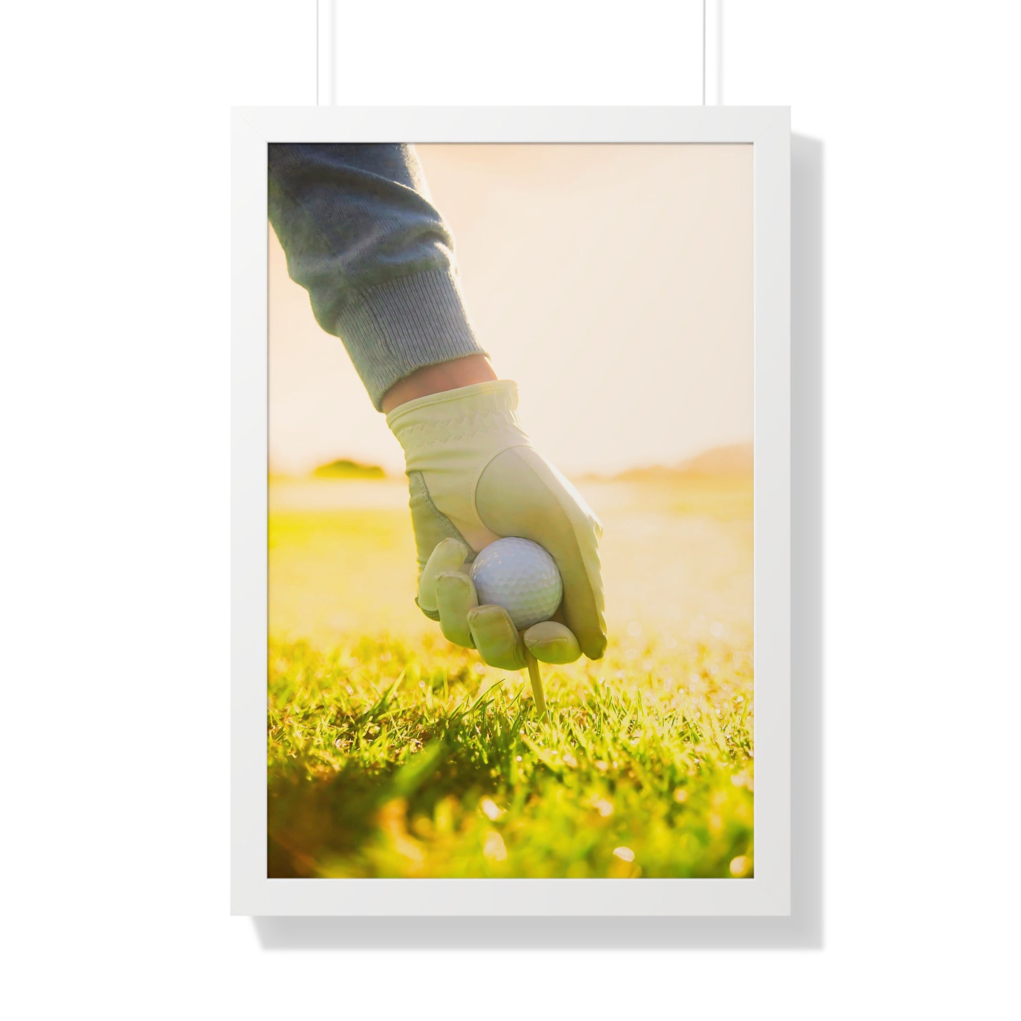 "First Shot Of The Day" - Golf Wall Art