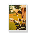 "Golf Clubs With A Retro Vibe" - Golf Wall Art
