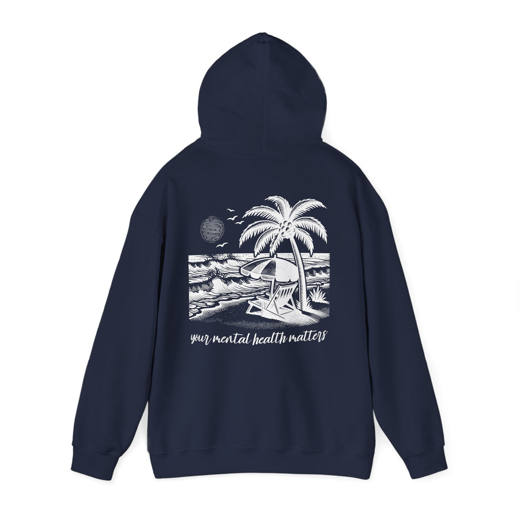 Mental Health Beach Day | Mental Health Hoodies
