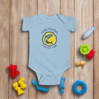 Baby Fishing Onesie by Dad Bod Summer that says "Future Fisherman Fishing Club". A great gift for any baby who will grow up loving fishing. 
