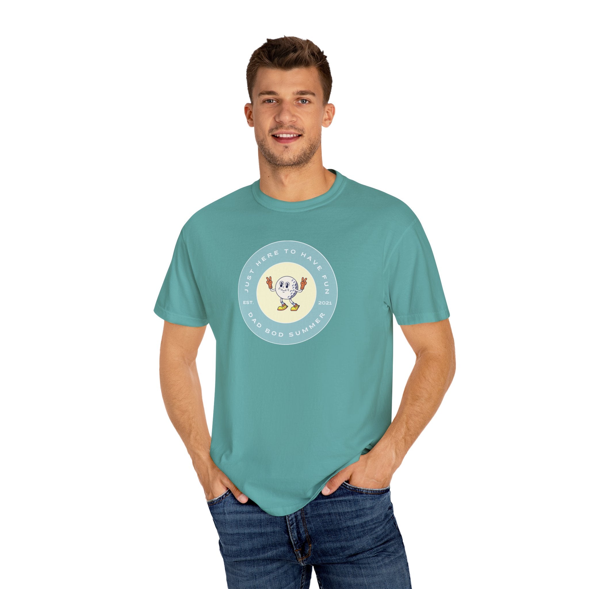 Just Here To Have Fun | Golf T Shirt
