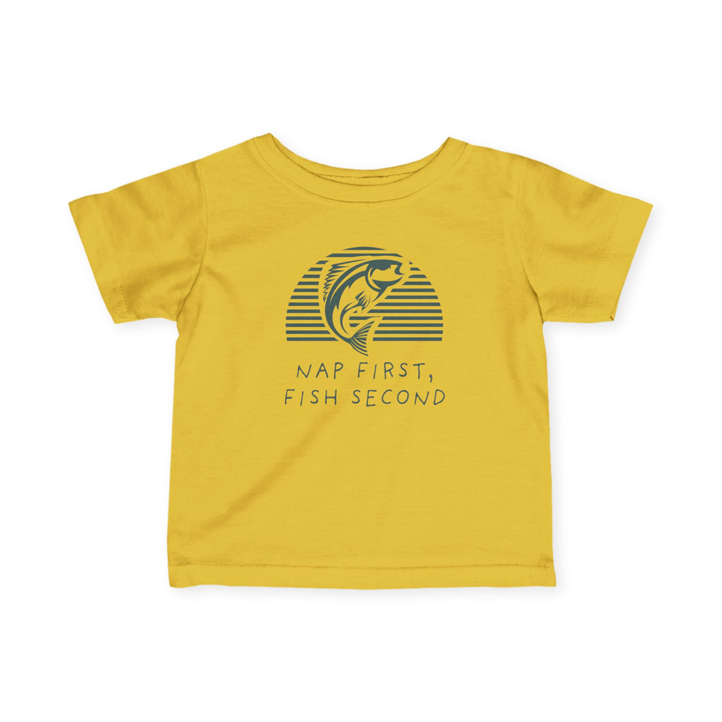 Nap First, Fish Second | Baby Fishing Shirts