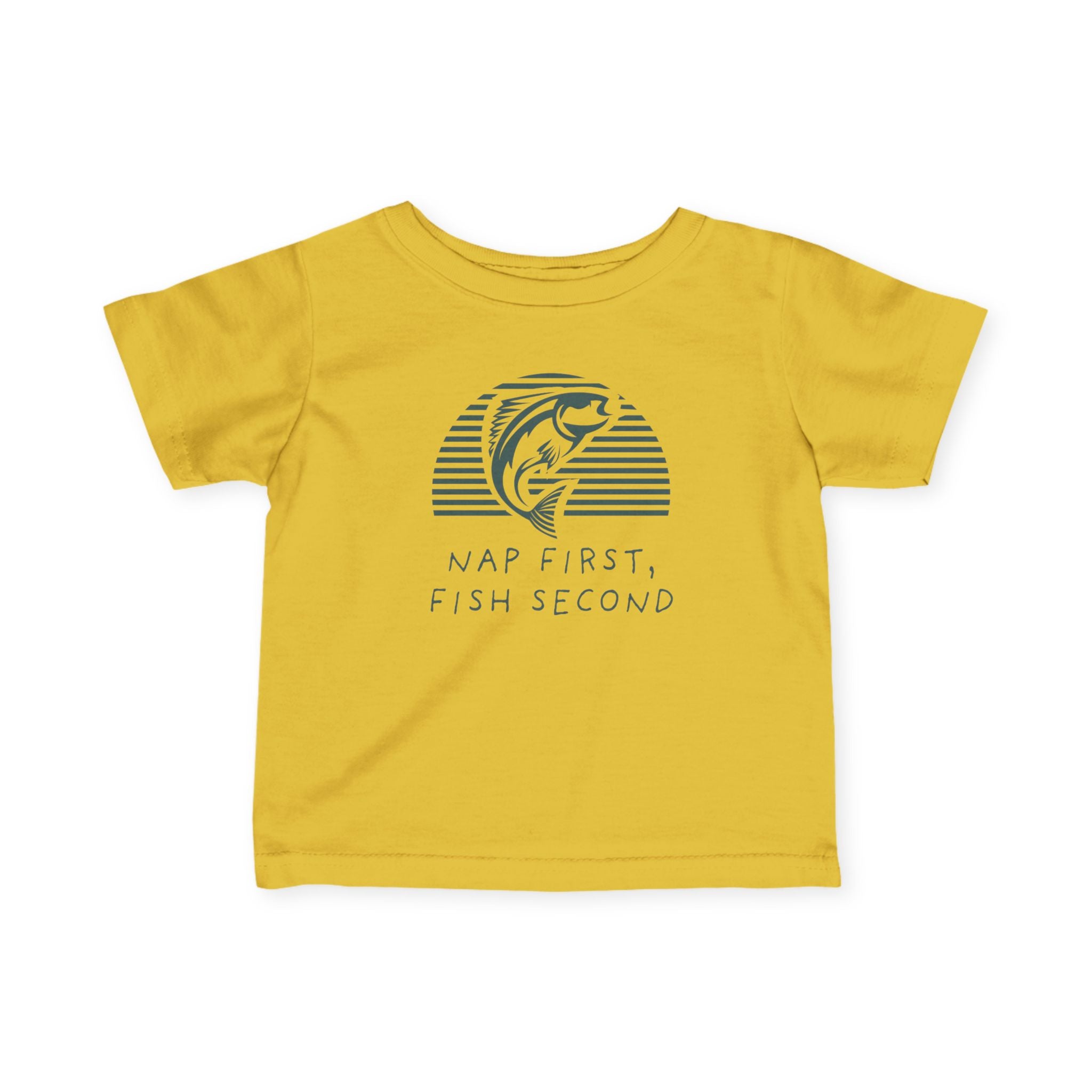 Nap First, Fish Second | Baby Fishing Shirts