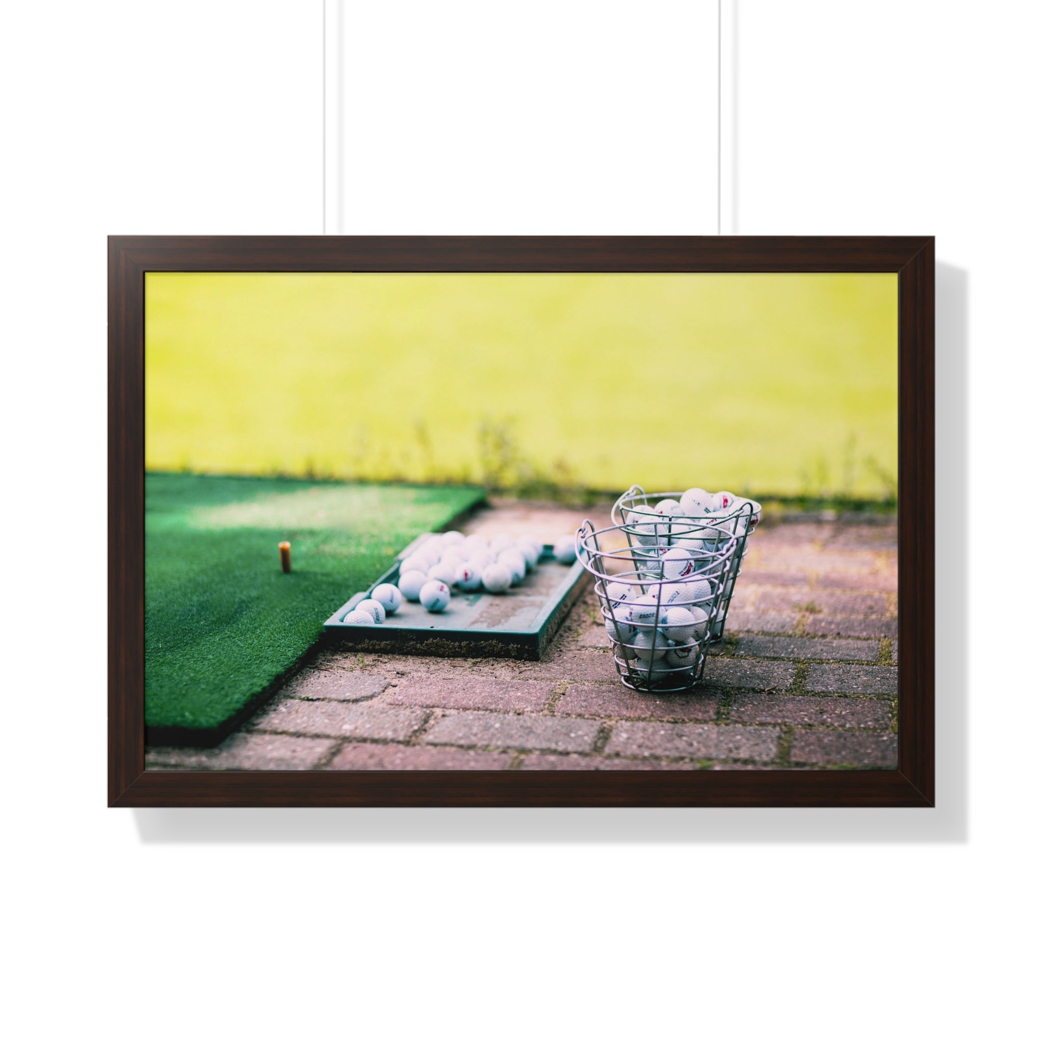 "A Day At The Driving Range" - Golf Wall Art