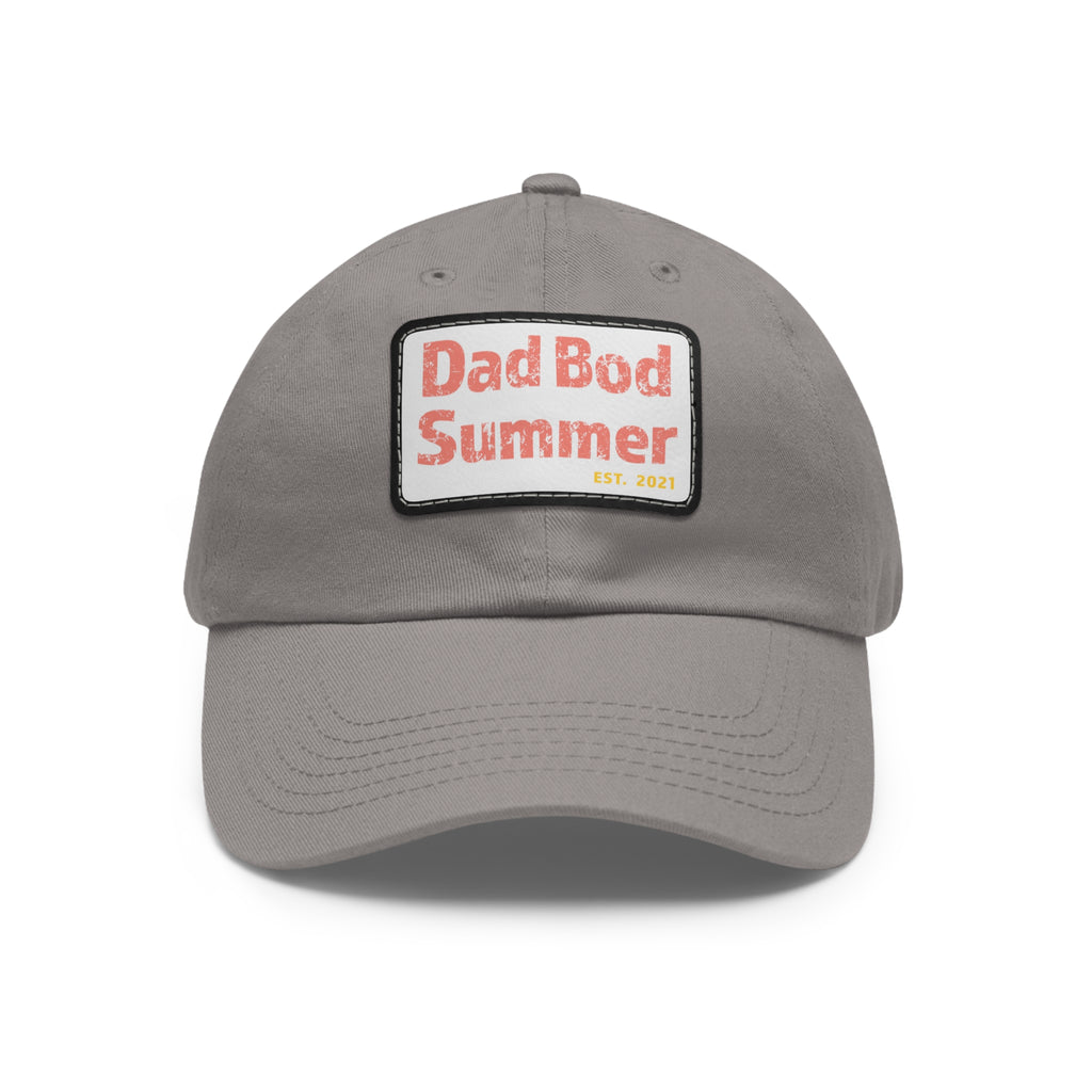 Dad Bod Summer Hat with Leather Patch - Dad Bod Summer