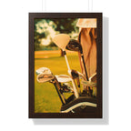 "Golf Clubs With A Retro Vibe" - Golf Wall Art