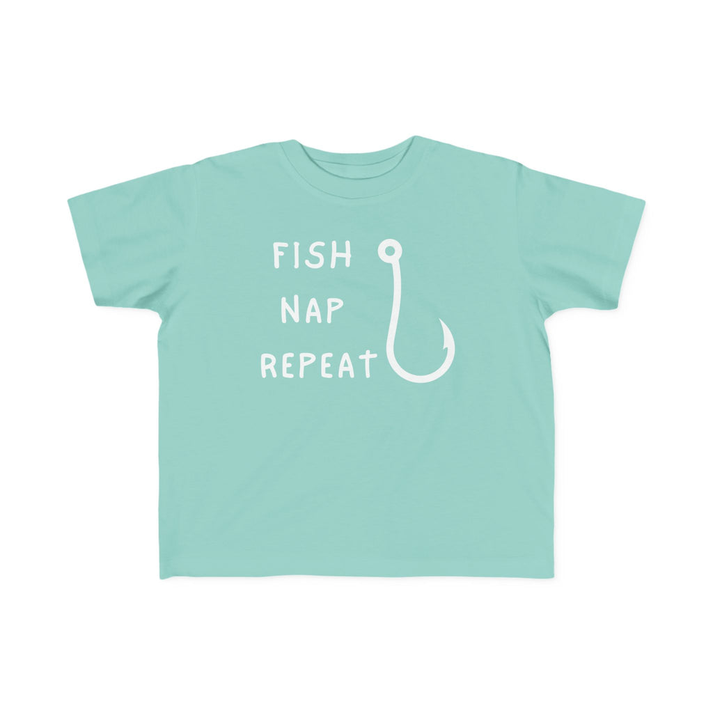 Fish, Nap, Repeat | Toddler Fishing Shirt