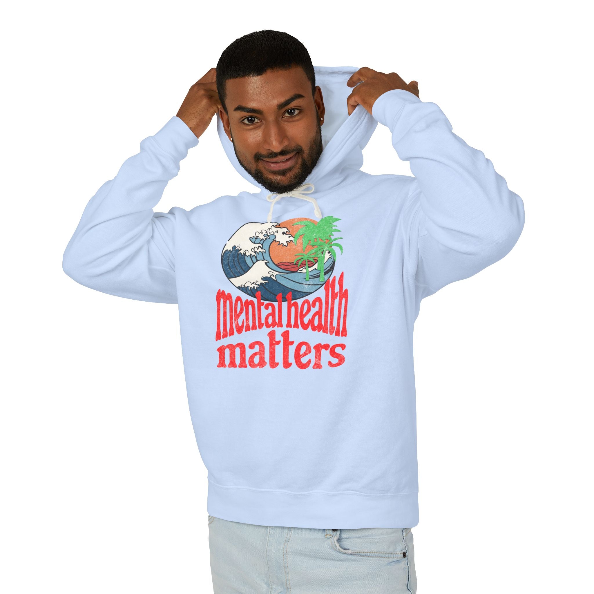 Mental Health Matters Sweatshirt, Ocean Theme | Mental Health Sweatshirts
