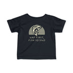 Nap First, Fish Second | Baby Fishing Shirts
