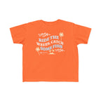 Ride The Waves, Catch Some Fish | Toddler Fishing Shirt