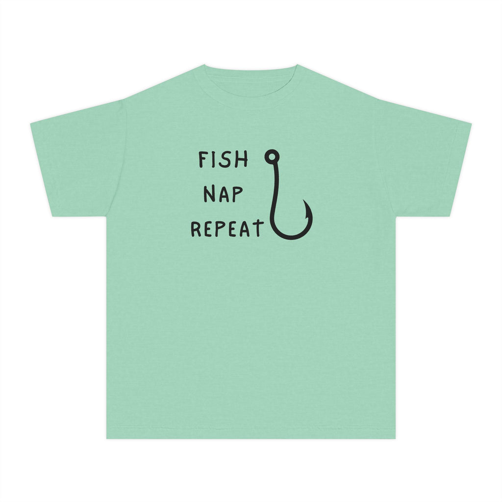 Fish Nap Repeat | Kids Fishing Shirt