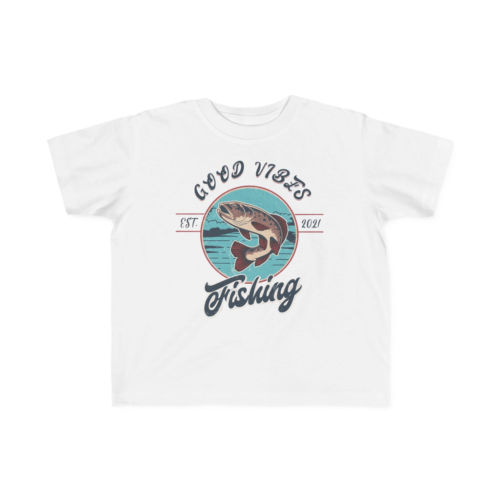 Good Vibes Fishing | Toddler Fishing Shirt