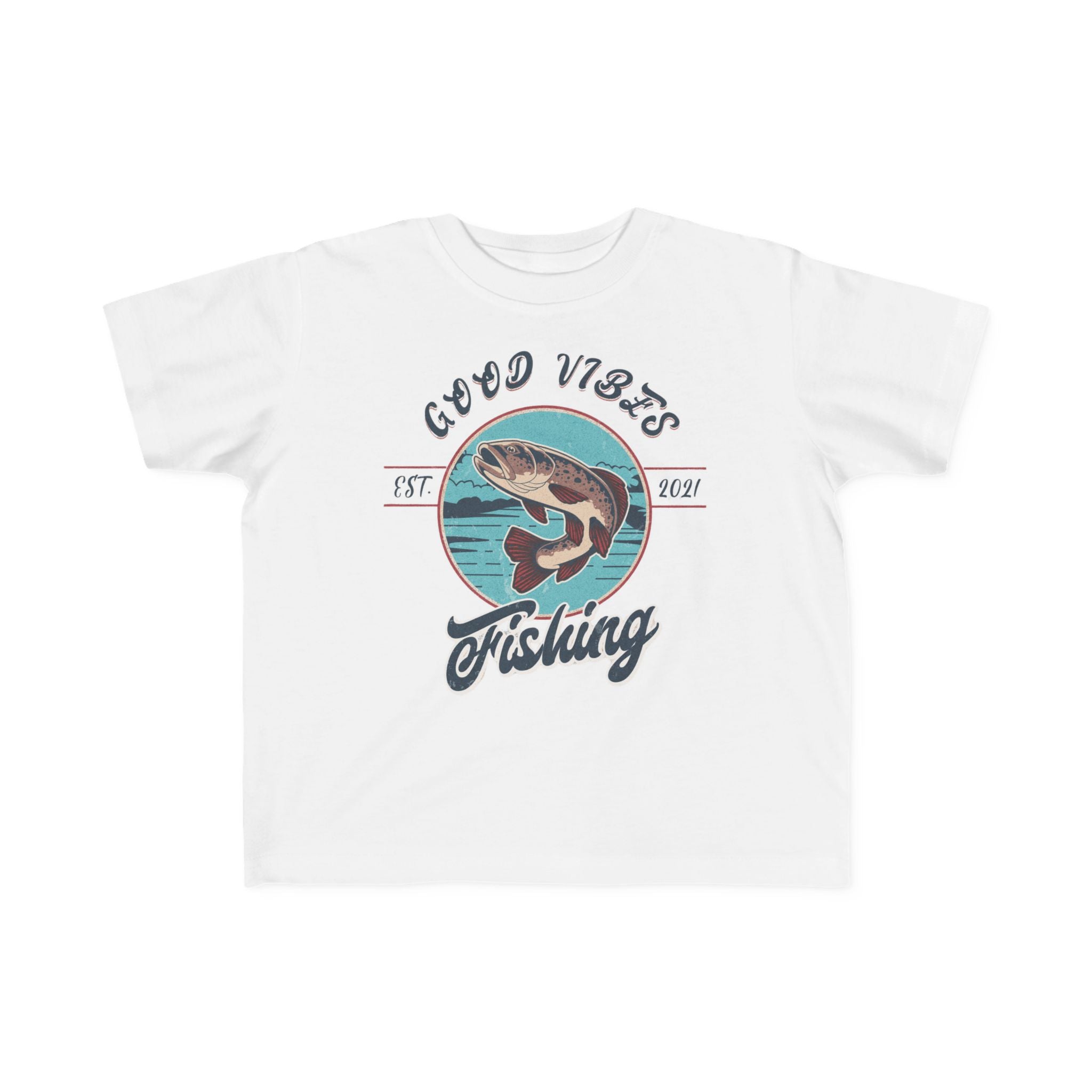 Good Vibes Fishing | Toddler Fishing Shirt