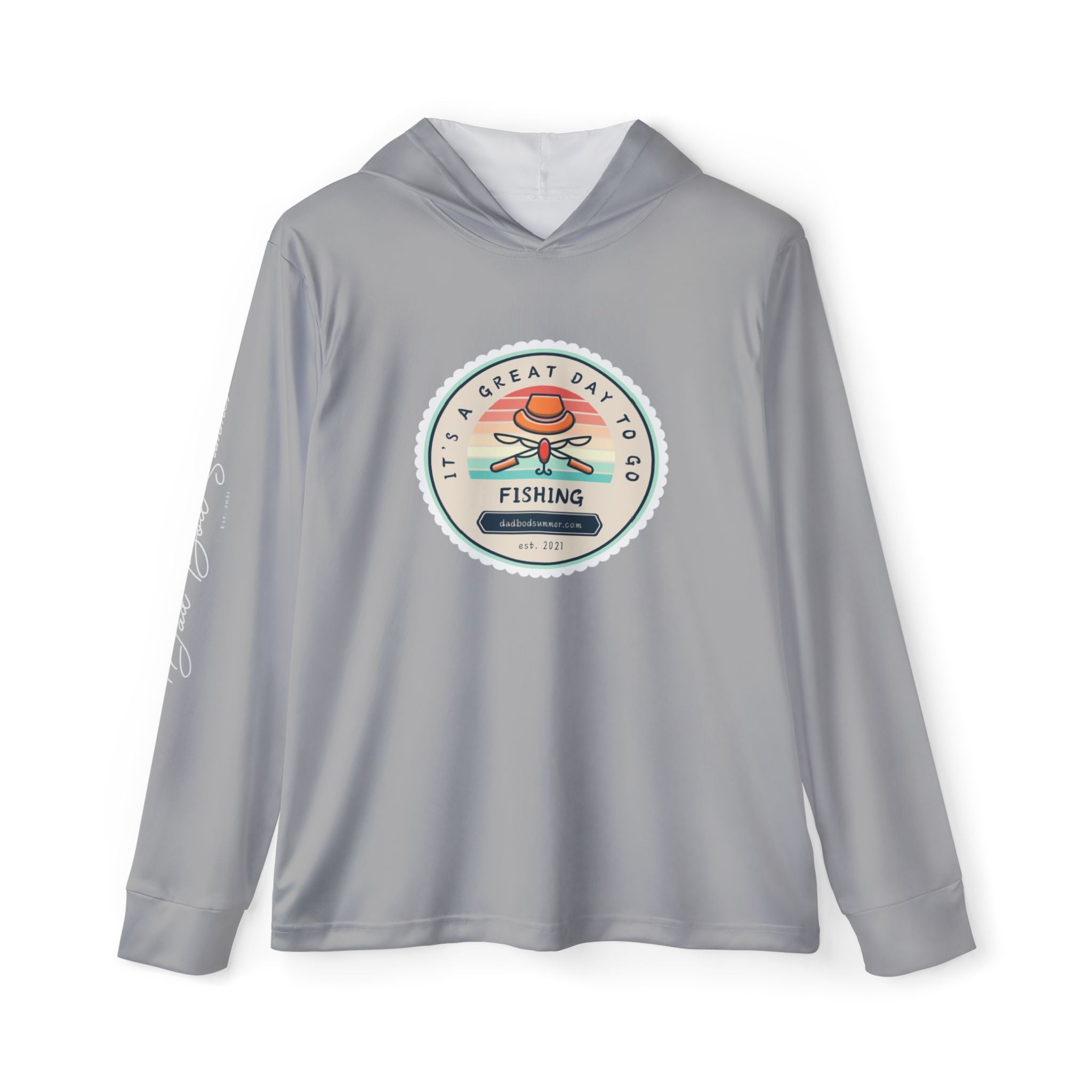 "It's A Great Day To Go Fishing" Fishing Performance Hoodie