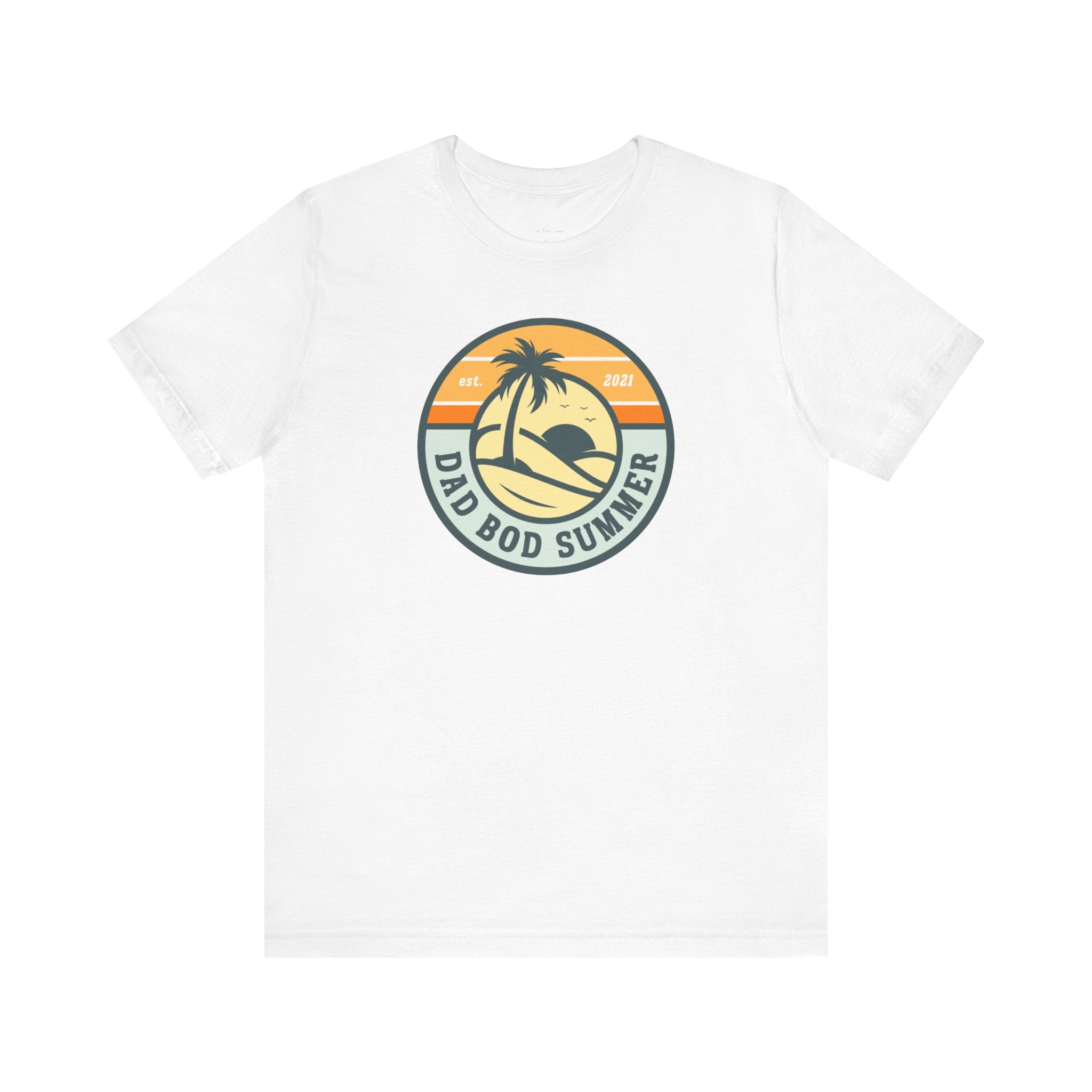 Dad Bod Summer Beach Shirt - Palm Tree Shirt