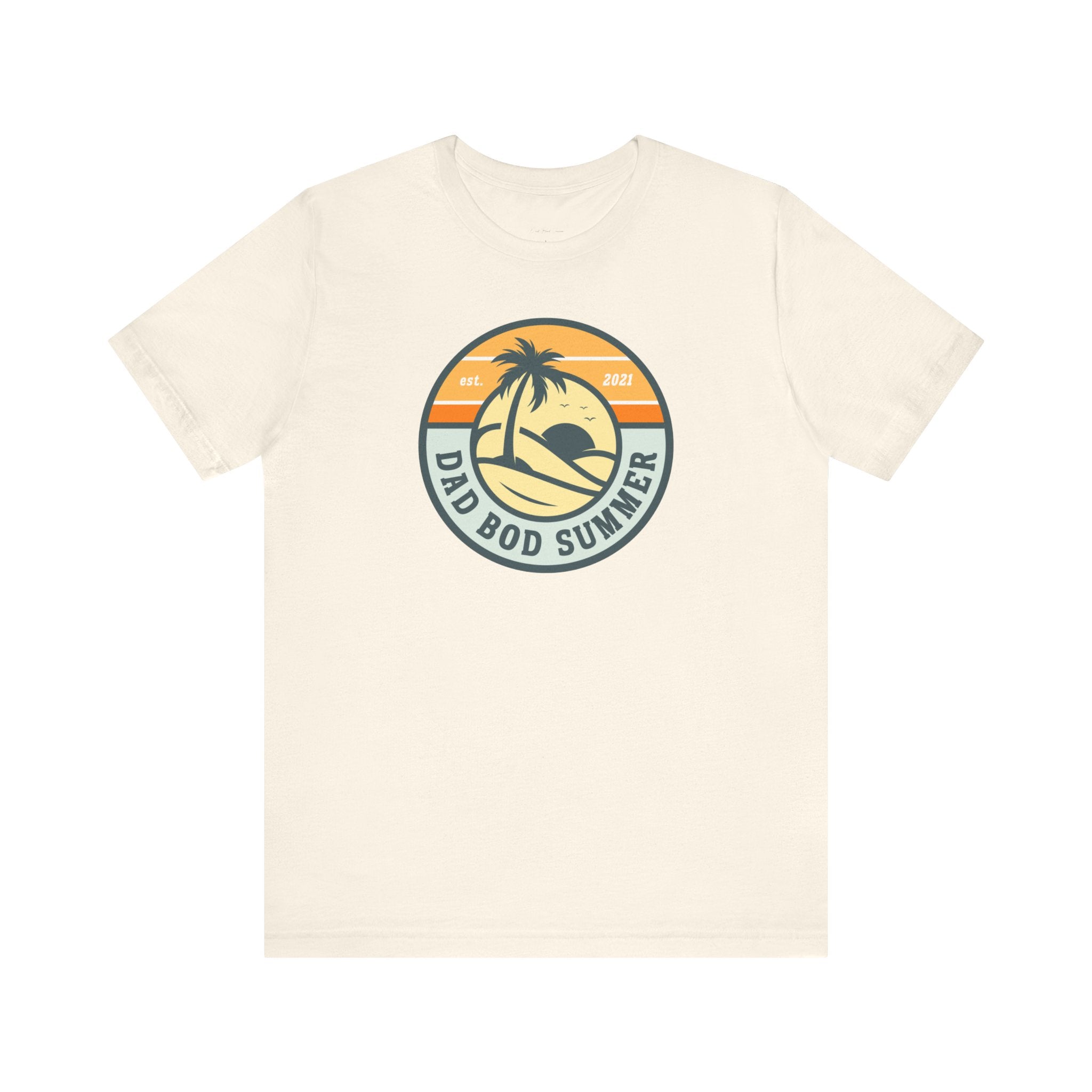 Dad Bod Summer Beach Shirt - Palm Tree Shirt