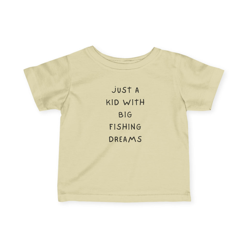 Just A Kid With Fishing Dreams | Baby Fishing Shirts