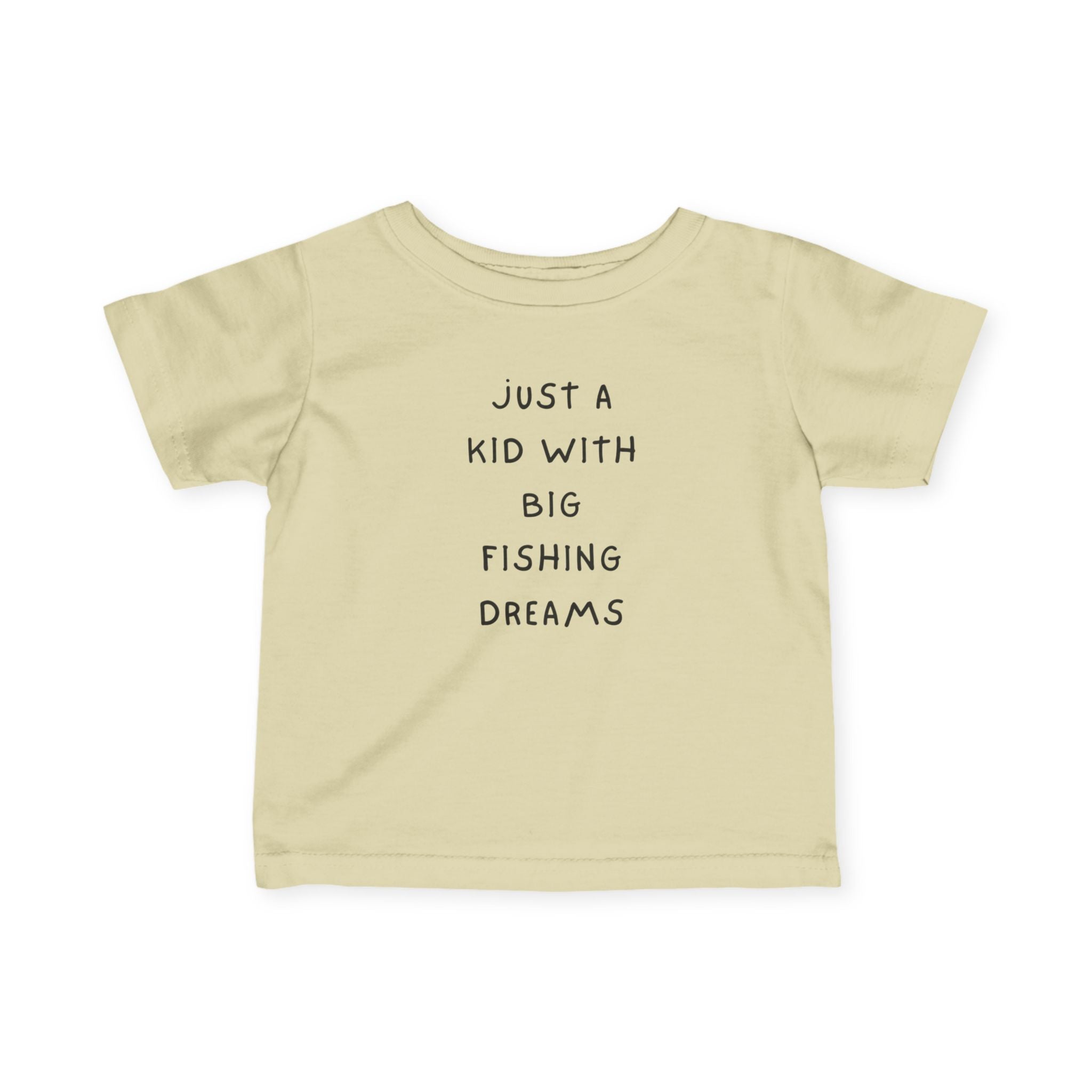 Just A Kid With Fishing Dreams | Baby Fishing Shirts