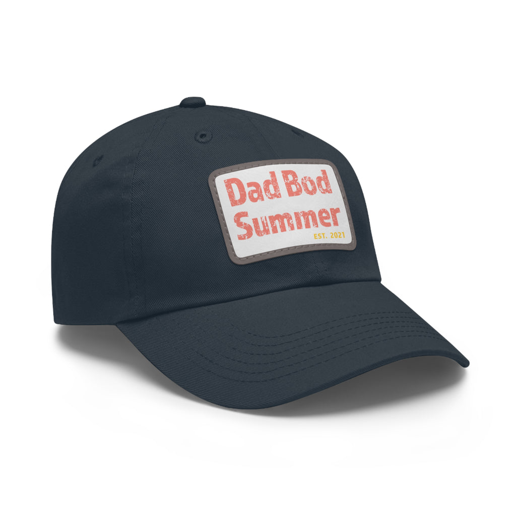 Dad Bod Summer Hat with Leather Patch - Dad Bod Summer