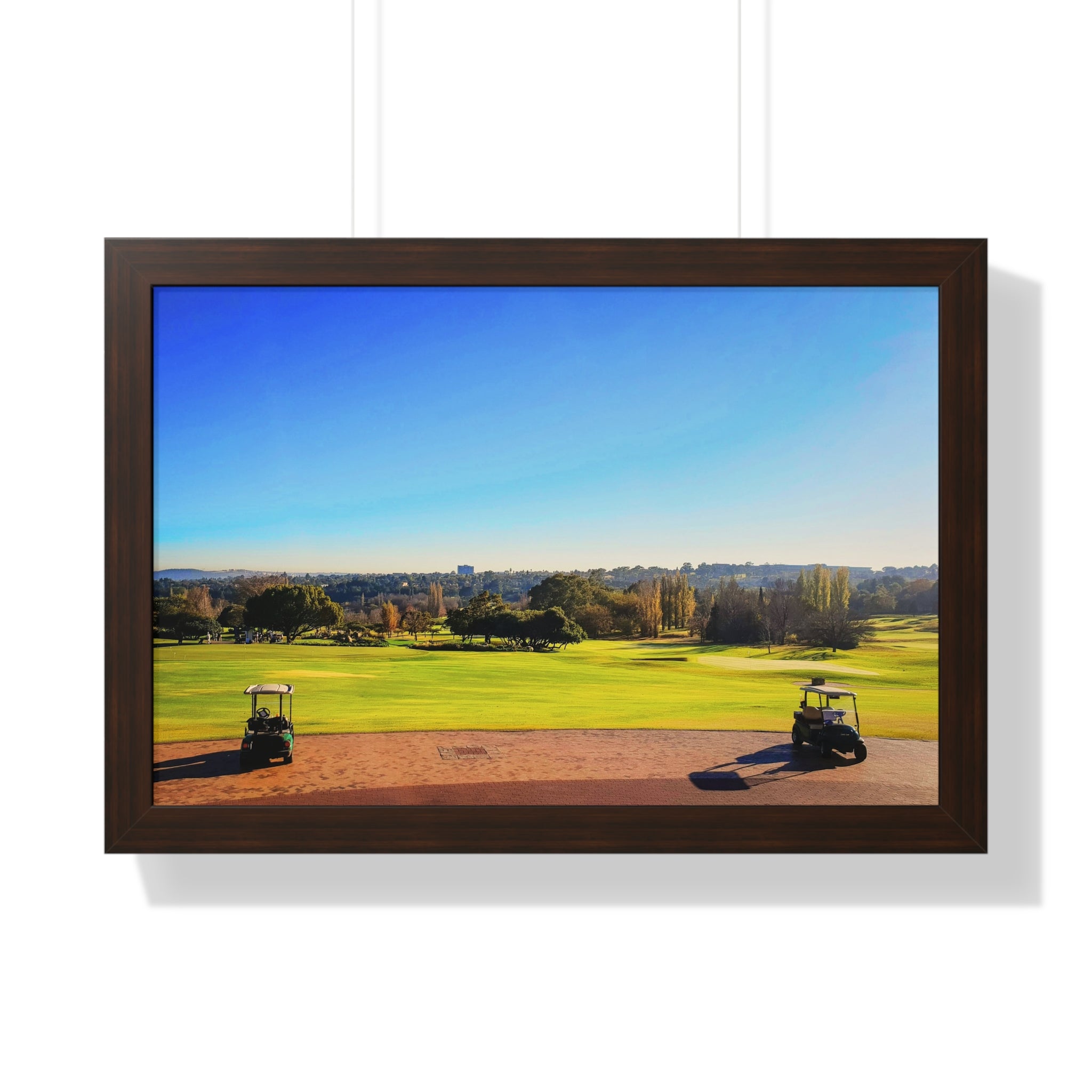 "A Beautiful Day To Play 18 Holes" - Golf Wall Art