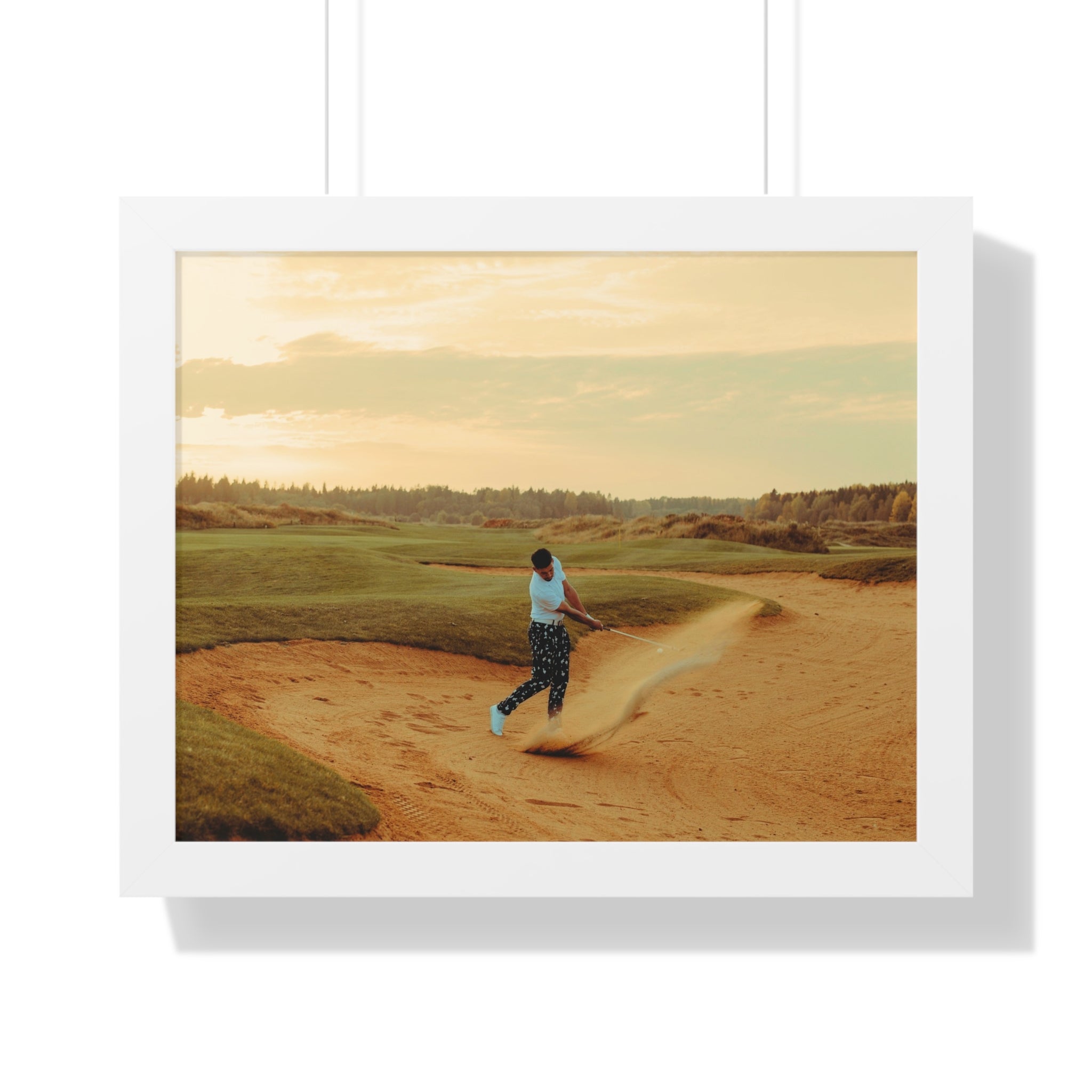 "A Beautiful Bunker Shot" - Golf Wall Art