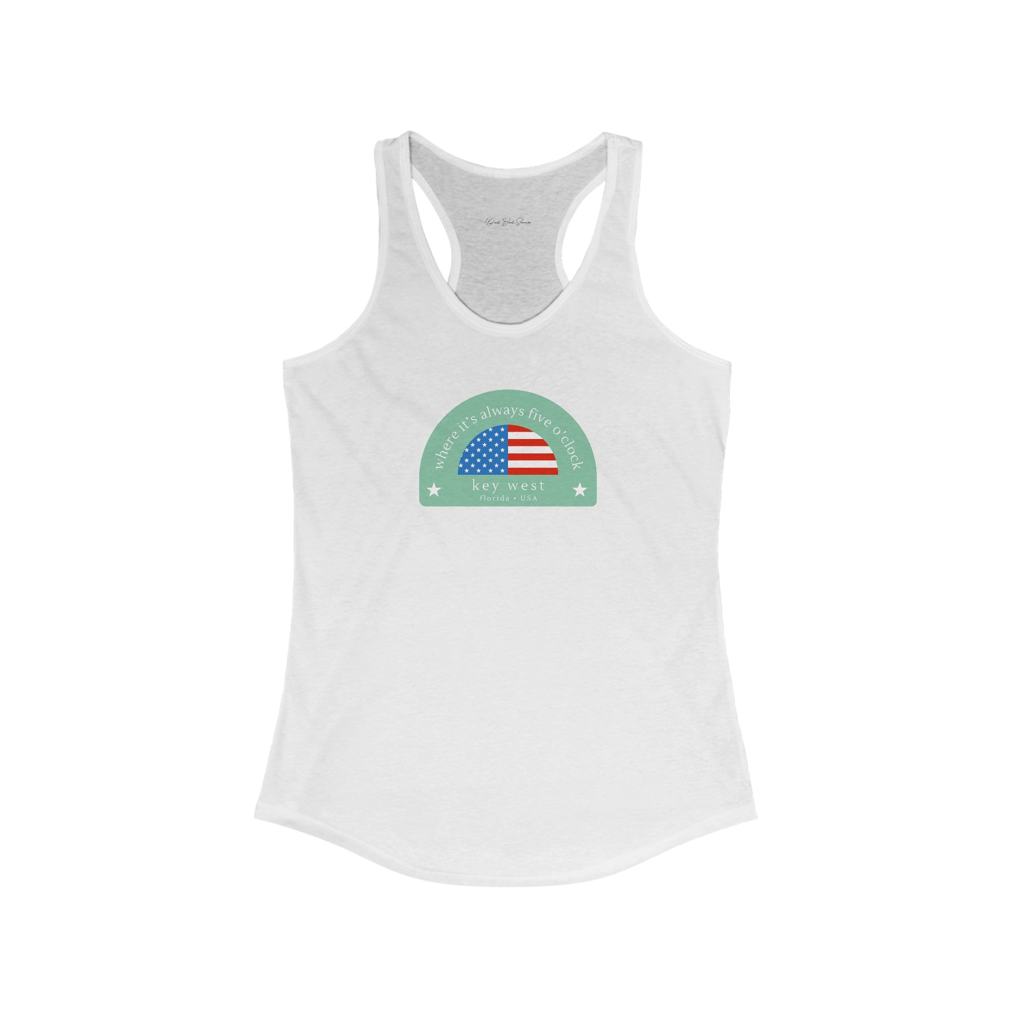 "Where It's Always Five O'Clock" - Ladies Tank Top