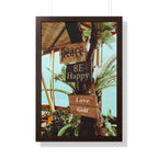"Love Golf Sign at Tiki Bar" - Golf Wall Art