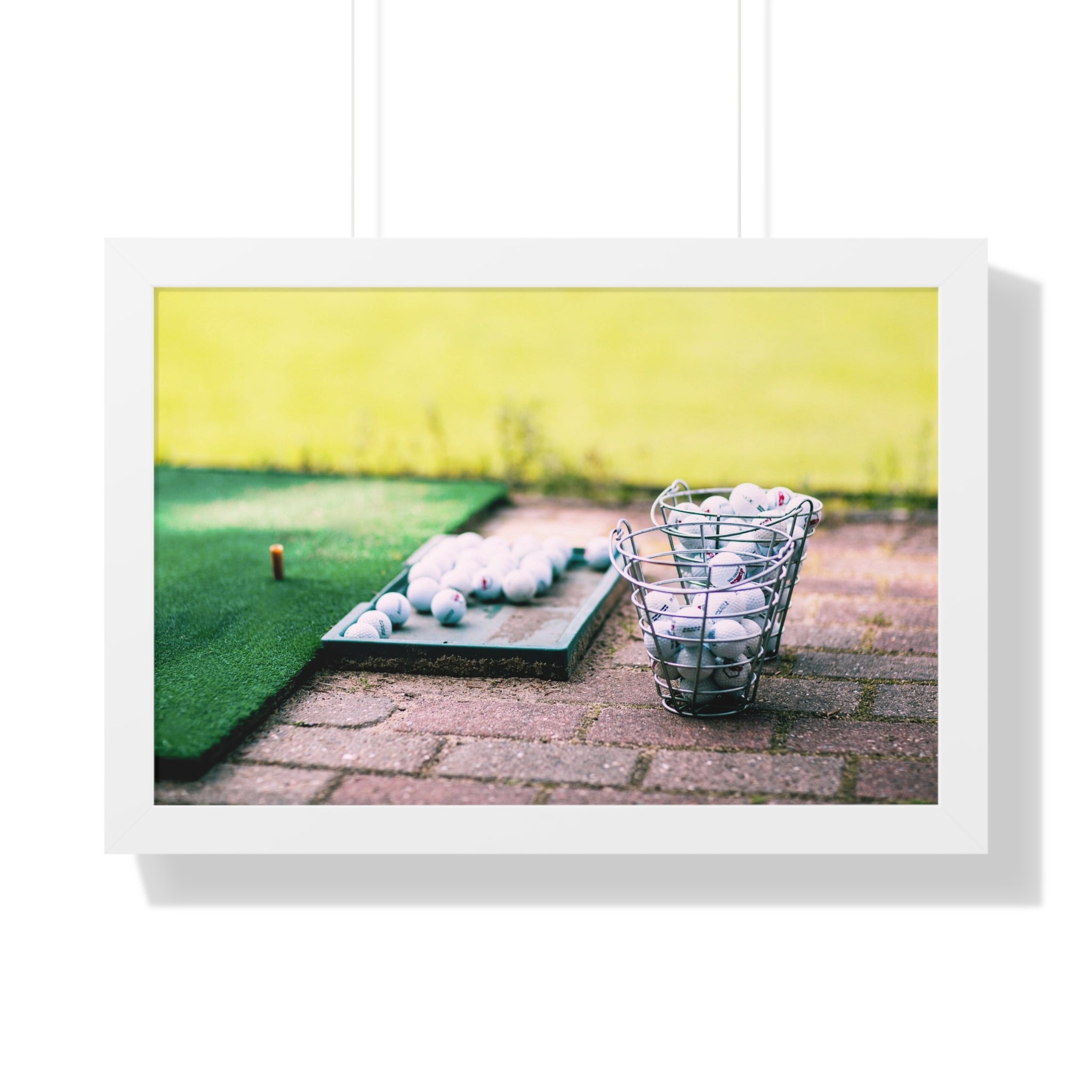 "A Day At The Driving Range" - Golf Wall Art