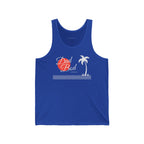 "Palm Trees Tank Top"- Beach Tank Tops