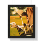 "Golf Clubs With A Retro Vibe" - Golf Wall Art