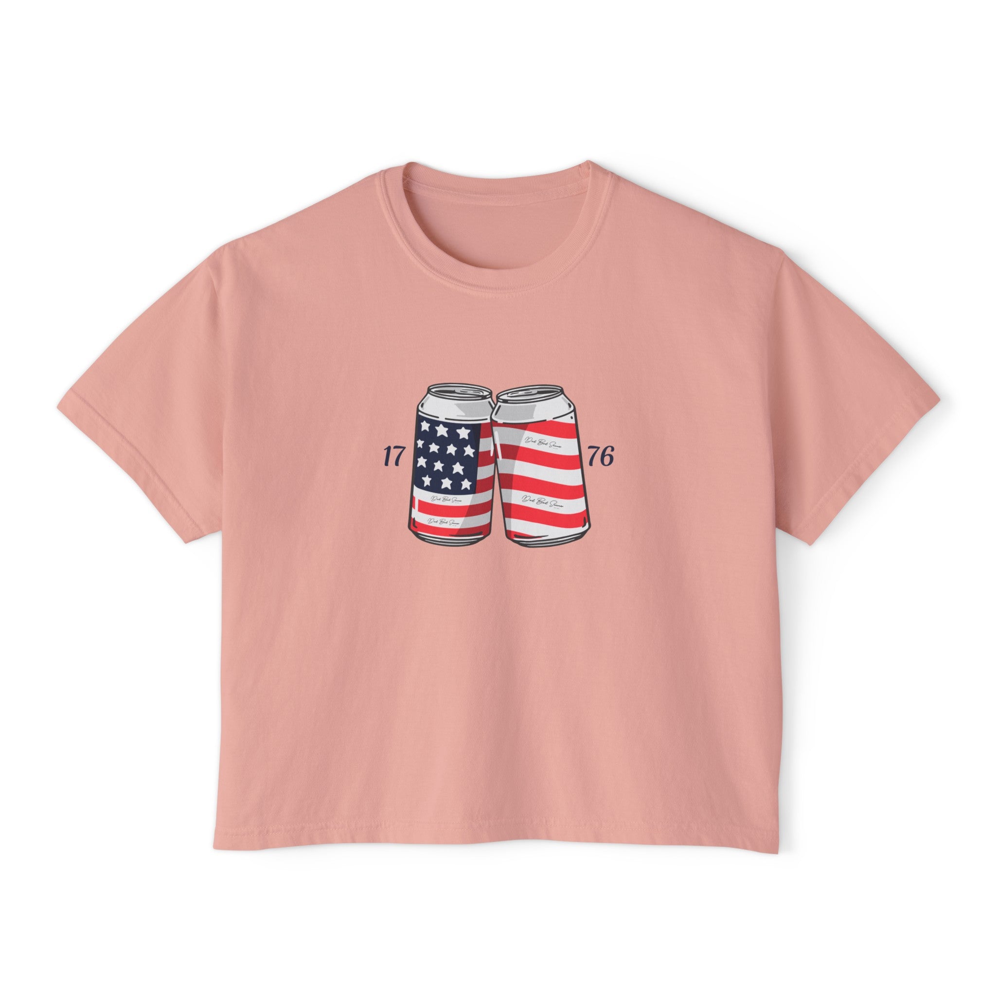 1776 Shirt | Americana Women's Shirts | Women's Crop Tee