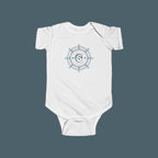 Kids Fishing Onesie that says "The Best Catch Of The Family" by Dad Bod Summer