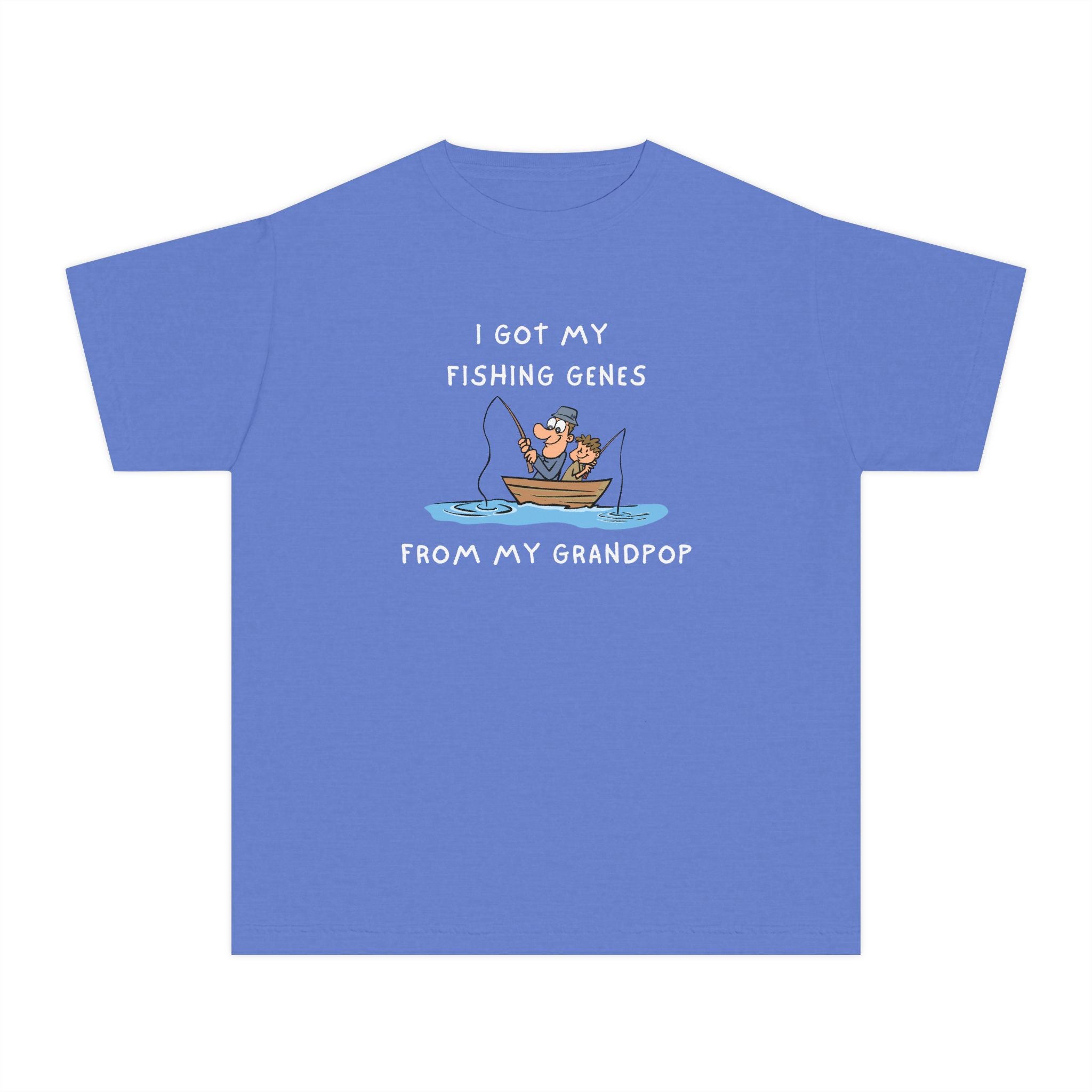I Got My Fishing Genes From My Grandpop | Kids Fishing Shirt